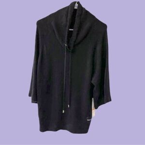NWT Calvin Klein Dolman Cowl Funnel Neck Sweater Sz Sm Med